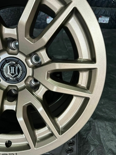 17X8.5 ICON VECTOR 5 MATTE BRONZE 6x139 ET 0 - loja online