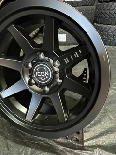 17X8.5 ICON REBOUND SLX SATIN BLACK 6x139 ET 0 - loja online