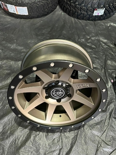 18X9 ICON REBOUND MATTE BRONZE 6x139 ET 0