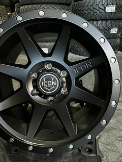 18X9 ICON REBOUND SATIN BLACK 6x139 ET 0 - Trade Tires | Entrega Rápida para todo Brasil