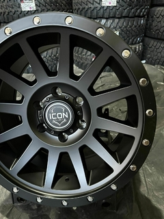 18X9 ICON COMPRESSION SATIN BLACK 6x139 ET 0 - loja online