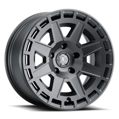 17X8.5 ICON COMPASS SATIN BLACK 5x127 ET -6