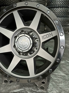 18X9 ICON REBOUND DUAL BLACK 8X165 ET +12 - loja online