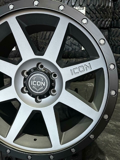 20X10 ICON REBOUND MATTE TITANIUM 6x135 ET + 16 - loja online