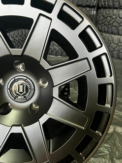 Imagem do 17X8.5 ICON COMPASS SATIN BLACK 5x127 ET -6