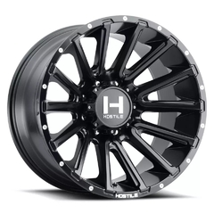 20X10 HOSTILE Typhoon BLACK 8x165 ET -19