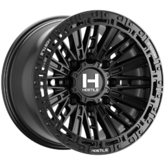 18X9 HOSTILE Mojave BLACK 8x165 ET 0