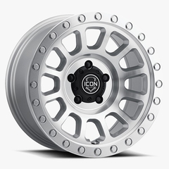 17X8.5 ICON HULSE SILVER MACHINED 6x139 ET 0