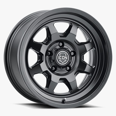 17X8.5 ICON NUEVO SATIN BLACK 6x139 ET 0