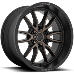 18x9 FUEL CLASH MATTE BLACK 6x139 ET -12