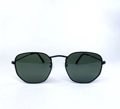 Óculos de Sol Hexagonal Metal lentes Verdes - Proteção UV400 - comprar online