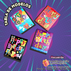 Bolsa de regalo de 32*26*10, 3D, asa de listón, 3 pz. - Comercializadora Kundee