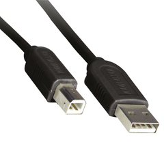 Cable USB A-B 1.8 mt, negro Ec -MANHATTAN-