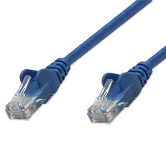 Cable de red, Cat6, UTP RJ45 Macho / RJ45 Macho, 3 ft. (1.0 m), Azul -INTELLINET- - comprar en línea