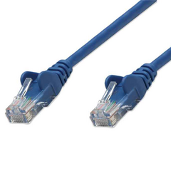 Cable de red, Cat5e, UTP RJ45 Macho / RJ45 Macho, 3.0 m, Azul -INTELLINET- - comprar en línea