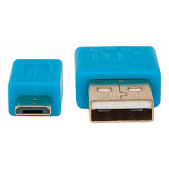 Cable plano de Alta Velocidad Micro-B USB 1.8mts -MANHATTAN- en internet