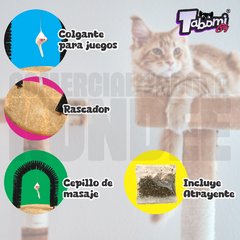 Juguete Interactivo Para Gato Con Rascador, 3 piezas en internet