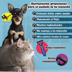 Cepillo Para Mascota Profesional, Deslanador, 4pz en internet