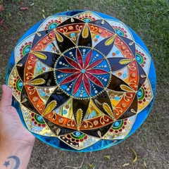 Mandala Anandhaluz 30cm - claraluzmandalas.com.br