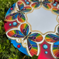 Mandala Borboletaluz 30cm na internet