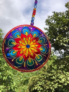 Mandala Ativaluz vitral 15cm - comprar online