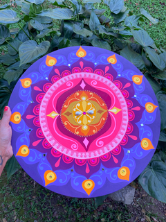 Mandala do Amor 40cm tela