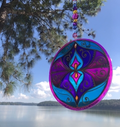 Mandala Dualuz vitral 15cm - comprar online