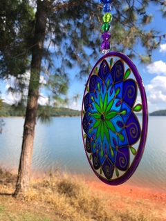 Mandala Petraluz vitral 15 cm na internet