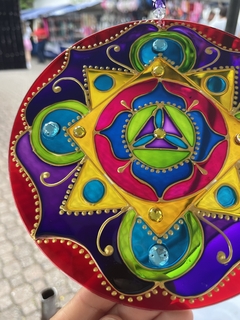 Mandala Metraluz vitral 15cm - comprar online