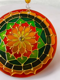 Mandala Restauraluz 9 cm - claraluzmandalas.com.br