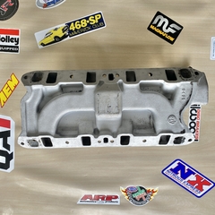 Coletor de admissão Ford Edelbrock F-28 duplo quadrijet em alumínio para 289 302 331 347. na internet