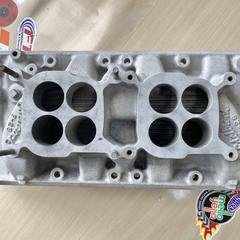 Coletor de admissão Ford Edelbrock F-28 duplo quadrijet em alumínio para 289 302 331 347. - comprar online