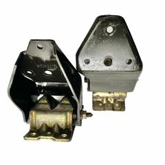 Par completo, original, do suporte com coxim do motor da Pick-up GM Silverado 6cc, 4.1, 1997 a 2002.