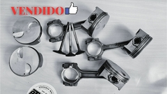 VENDIDO: Kit de 03 bielas com pistões, 02 pistões e válvulas do Chevy Camaro 6.2L, LS3 e L99, 2010 a 2015.