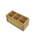 Caixa Organizadora de Bambu e Palhinha (6 nichos) | Oikos - comprar online