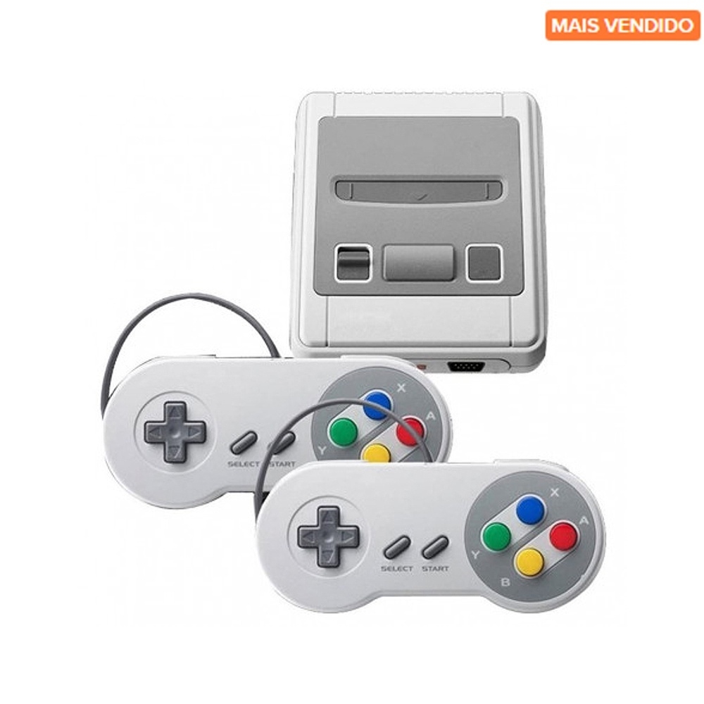 Mini Video Game classico 2 Controles 300 jogos diferentes anos 80 e 90 