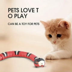 Brinquedo Cobra interativa para gatos - carregamento usb