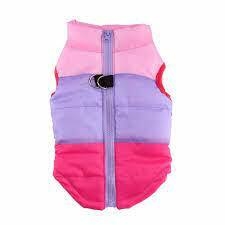 Colete puffer pet - rosa