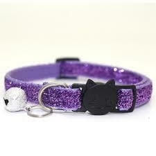 Coleira luxo com glitter para gatos - comprar online