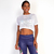 Cropped C/Decote Arrendondado - comprar online