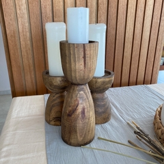 Candelabro madera grande