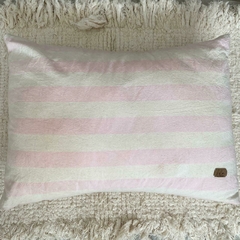 Almohadon Francia (rosa y natural)