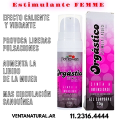 Gel Orgástico Excitador Femenino HOT FLOWERS - comprar online