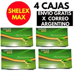 SHELEX MAX promocion 4 cajas 32 capsulas envio gratis correo argentino - comprar online