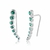 Ear Cuff Zircônias Verdes