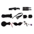 KIT BONDAGE 8 PIEZAS NEGRO con detalles rojo - comprar online