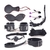 KIT BONDAGE 8 PIEZAS NEGRO con detalles rojo