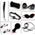 KIT BONDAGE 8 PIEZAS NEGRO con detalles rojo