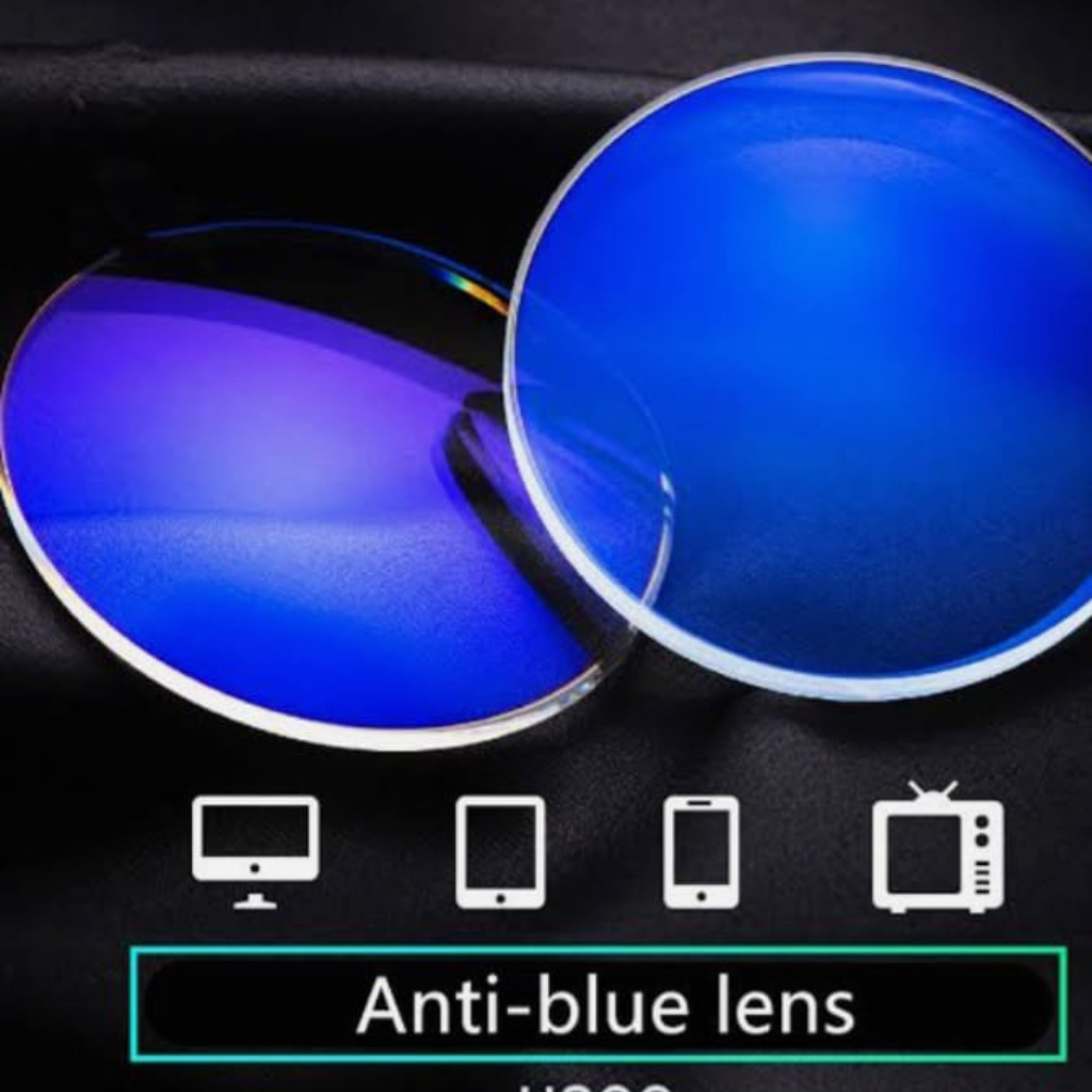 Blue discount cut lentes