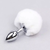 PLUG ANAL EM METAL POMPOM PEQUENO GENERAL IMPORT - comprar online